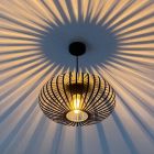 Industrialna lampa wisząca czarna, Lieve