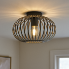 Industrialny plafon sufitowy szary, Lieve