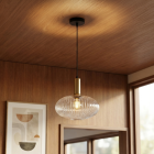 Retro lampa wisząca przezroczysta, Charlois