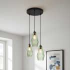 Nowoczesna lampa wisząca zielona, Aimee