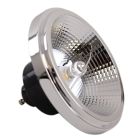 Olucia żarówka LED GU10 (AR111) ściemnialna Clint, czarny, 6W, 4000K