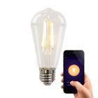 Olucia inteligentna żarówka LED E27 Deco, 5W, dim to warm