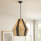 Rustykalna lampa wisząca brązowa, Holly