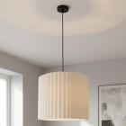 Nowoczesna lampa wisząca beżowa, Sarita
