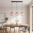 Design lampa wisząca różowa, Charlois
