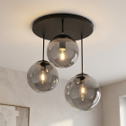 Design lampa sufitowa czarna, Dolf