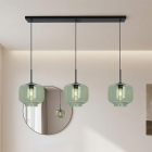 Retro lampa wisząca zielona, Anniek