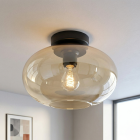Design lampa sufitowa bursztynowa, Luca