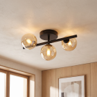 Design lampa sufitowa bursztynowa, Remo