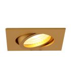 Metalowa oprawa sufitowa wpuszczana mosiądz, Onno