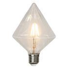 Diamentowa lampa LED E27 Finley, 3,2 W, 2700 K (bardzo ciepła biel)