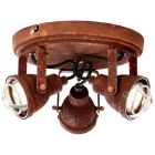 Industrialny spot sufitowy rdzawy, Abyga