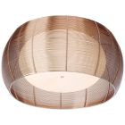 Nowoczesna lampa sufitowa w kolorze brązu, Amela