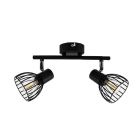 Industrialny spot sufitowy czarny, Adama