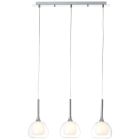 Nowoczesna lampa wisząca chromowana, Emmelien