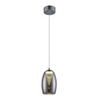 Nowoczesna lampa wisząca chromowana, Aliyah, 5W, 3000K LED