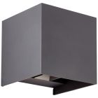 Nowoczesny kinkiet góra-dół szary, Romar, 6,5W, 3000K LED, IP44