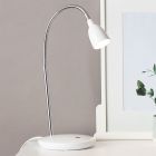 Plastikowa lampa biurkowa biała, Kit, 3W, 3000K LED, z przełącznik