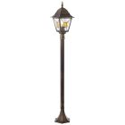 Klasyczna lampa zewnętrzna rdzawa, Levinus, IP44