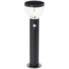 Nowoczesna lampa podłogowa zewnętrzna solarna czarna, Saar, 3W, 3000K LED, IP44