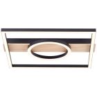Design plafon sufitowy brązowy, Konrad, 20W, 3000K LED