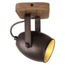 Vintage spot sufitowy czarny, Chanice