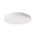 Plastikowy nowoczesny plafon sufitowy biały, Kos, 22W, 3000K LED