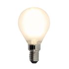 Ściemnialna żarówka LED Olucia E14, P45, 3w, białe szkło, 2700k