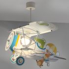 Wielokolorowa lampa wisząca dla dzieci plastikowa, Crocodile plane