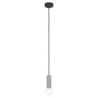 Betonowa lampa wisząca szara, Patrycja
