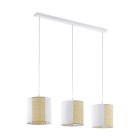 Papierowa lampa wisząca biała, Harmjan