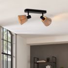 Tkaniny rustykalny spot sufitowy kremowy, Serah