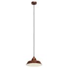 Metalowa industrialna lampa wisząca miedziana, Acuto