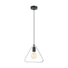 Metalowa lampa wisząca czarna, Aida
