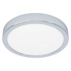 Plastikowa lampa łazienkowa sufitowa chromowana, Geraldo, 17W, 3000K LED, IP44