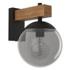 Szklana nowoczesna lampa zewnętrzna szara, Boris, IP44