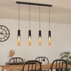 Aluminiowa nowoczesna lampa wisząca brązowa, Aloysius