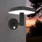 Plastikowy kinkiet solarny zewnętrzny czarny, Ingemar, 8,5W, 3000K LED, IP65