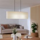 Tkanina nowoczesna lampa wisząca czarna, Siham