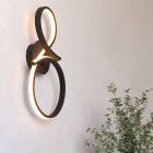 Aluminiowy nowoczesny kinkiet czarny, Thekla, 11,4W, 3000K LED