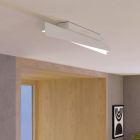 Plastikowa design inteligentna lampa sufitowa biała, Birkan, 13,5W, RGBW LED, z pilot