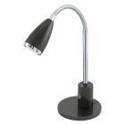 Metalowa lampa stołowa antracytowa, Said, z przełącznik