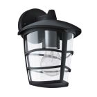 Plastikowa nowoczesna lampa zewnętrzna czarna, Inas, IP44