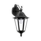 Aluminiowa klasyczna lampa zewnętrzna czarna, Leanna, IP44