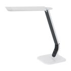 Plastikowa design lampa biurkowa biała, Ilias, 6W, 5000K LED, z dotykowy ściemniacz