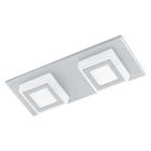 Plastikowy nowoczesny plafon sufitowy srebreny, Elsien, 3W, 3000K LED