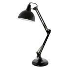 Metalowa industrialna lampa biurkowa czarna, Josha, z przełącznik