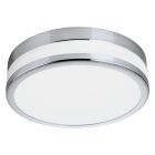 Szklana lampa sufitowa chromowana, Anand, 11W, 3000K LED, IP44