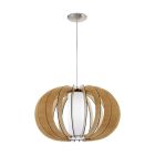 Drewniana lampa wisząca rustykalna, Kiran