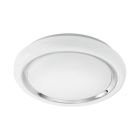 Plastikowa nowoczesna lampa sufitowa biała, Carmela, 18W, 3000K LED
